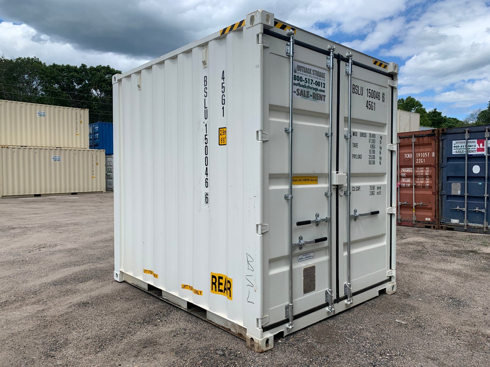 10ft Standard Height container