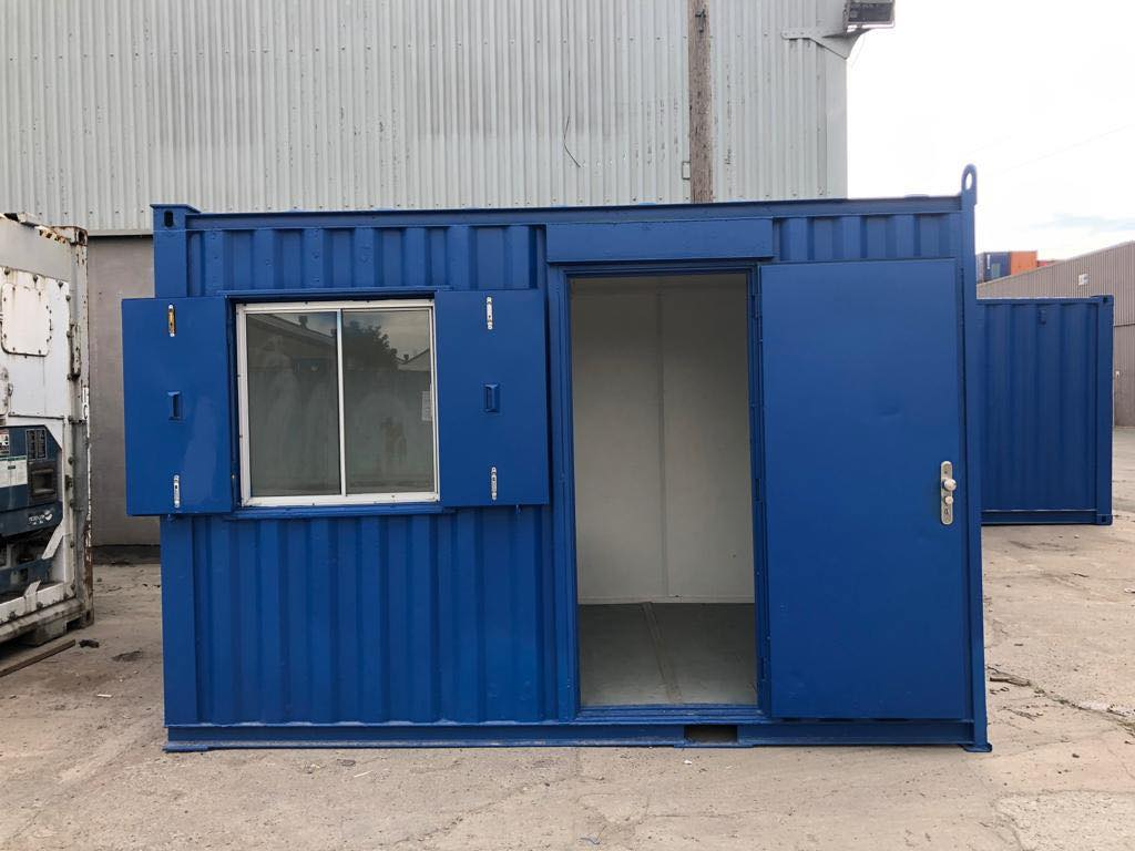 10 ft Ground Level Office Container - Image 2